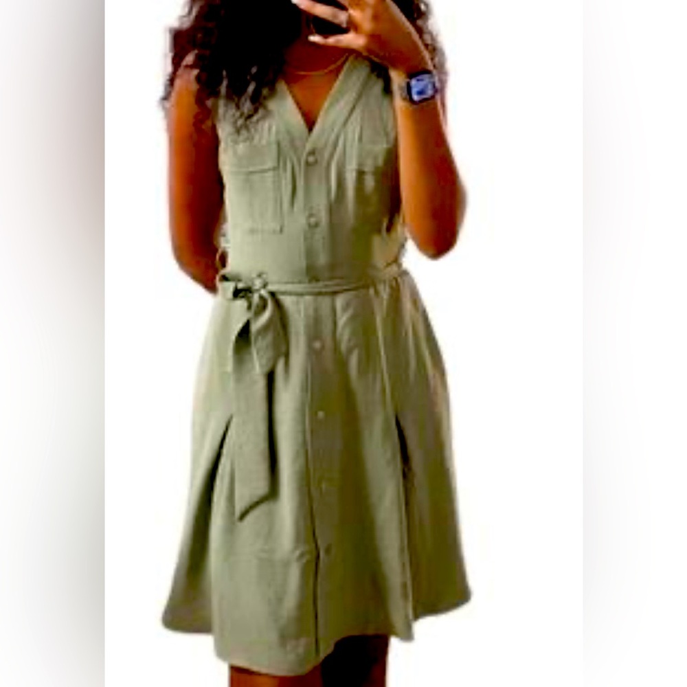 DKNY green dress